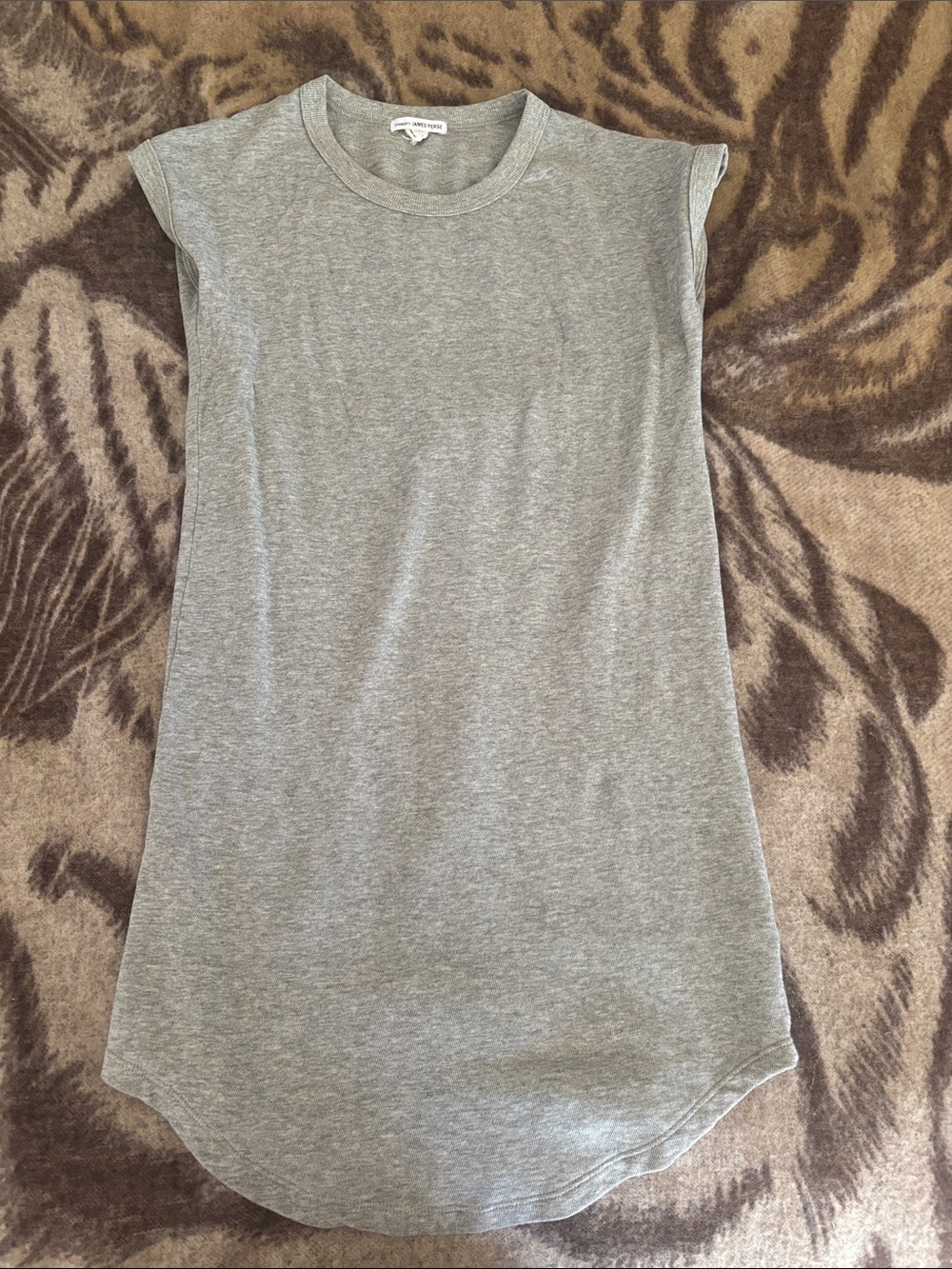 James Perse Heather Gray Jersey dress